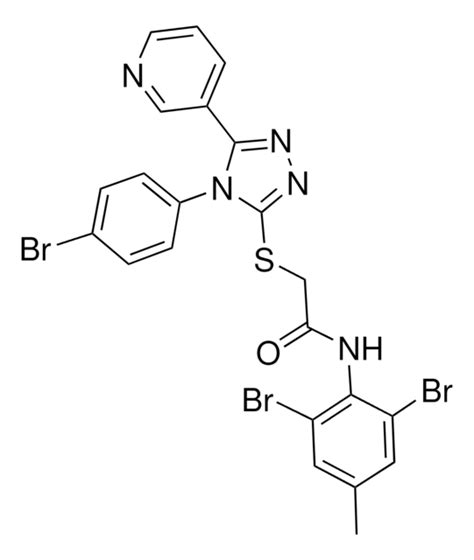 Bromophenyl Pyridinyl H Triazol Yl Sulfanyl N