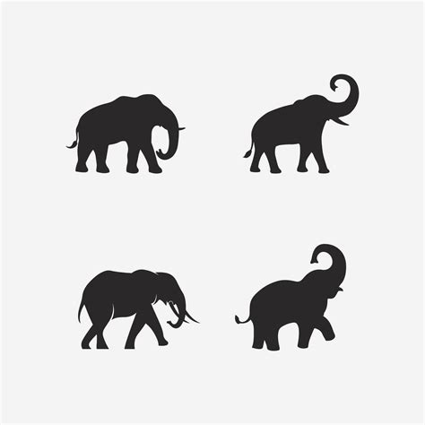 Elephant Logo Vector Illustrator Design Template 36345563 Vector Art at ...