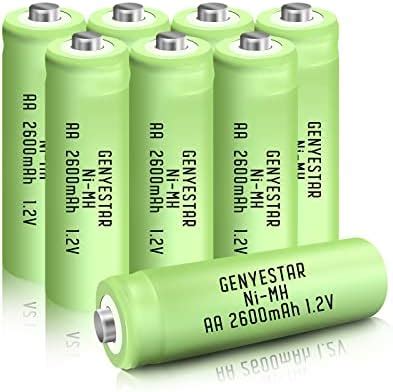 Amazon Genyestar Rechargeable Aa Battery Nimh V Double A