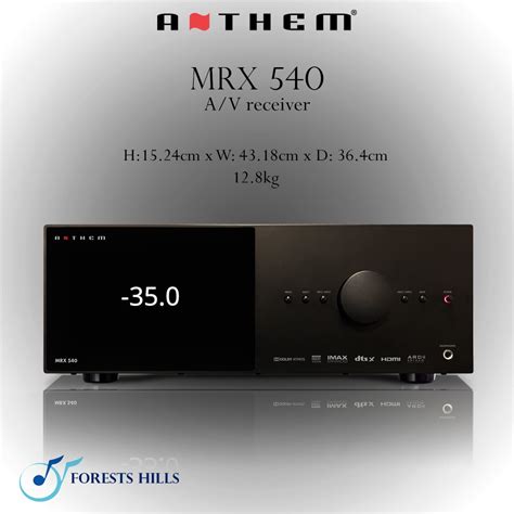 Anthem Mrx K A V Receiver Channel Home Theater Receiver With