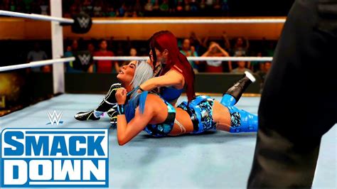 Sky Retains Her Wwe Womens Title Against Michin Smackdown New Years