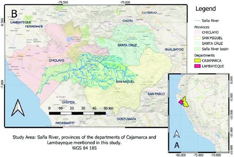 Study area A map of Peru and the localization of the departments... | Download Scientific Diagram