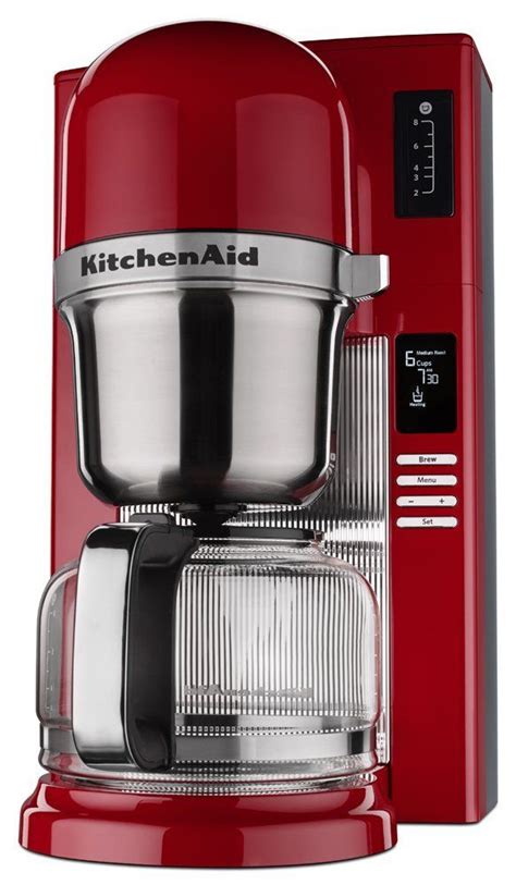 Red Kitchenaid Coffee Maker