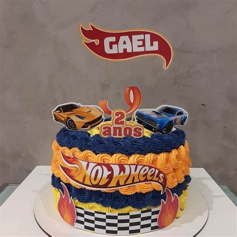 Bolo Hot Wheels ideias fabulosas para decoração de aniversário Artesanato Passo a Passo