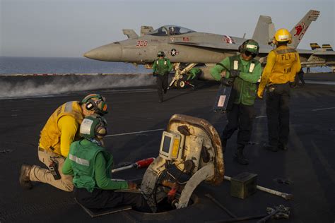 A US Aircraft Carrier And Its Crew Have Fought Houthi Attacks For ...