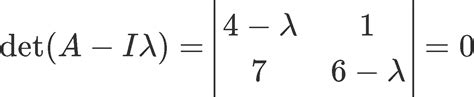 Master The Characteristic Equation Key To Eigenvalues Studypug