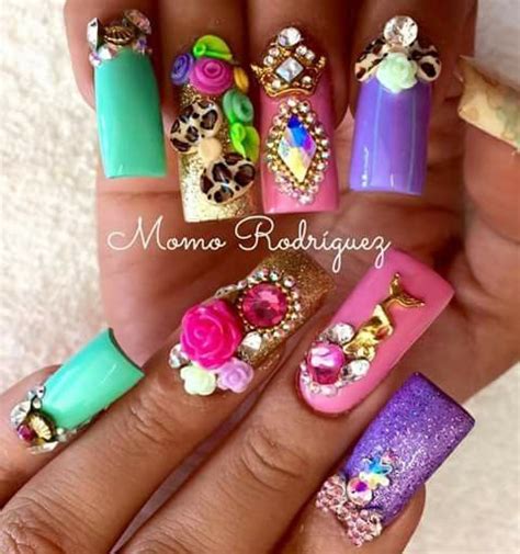 Pin De Mariann Rdz En Nails Estilo Sinaloa Uñas Estilo Sinaloa Uñas