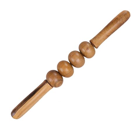 Wooden Massage Roller Manual Body Massage Stick Pratical Relax