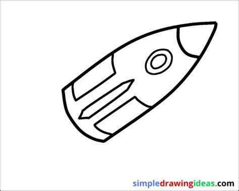 How to draw a spaceship for beginners - Simple Drawing Ideas