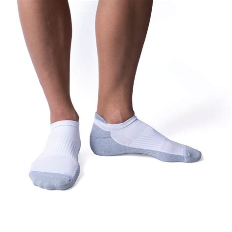 Ankle Compression Socks For Men Dr Motion Plain Knit