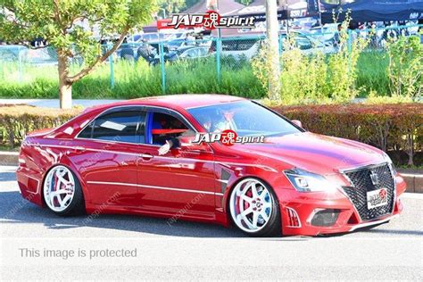 Stancenation 2016 Toyota Crown S18 VIP Hellaflush Red Body Tsuraichi