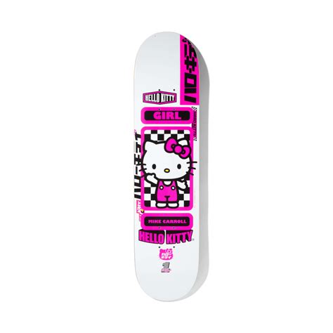 Skate Da Hello Kitty - Hello Kitty x GIRL Tokyo Speed Skate Deck - Sanrio | Mike carroll ...