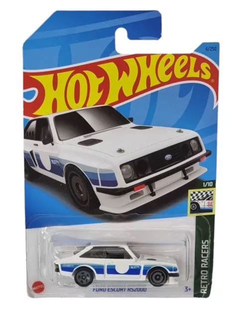 HOT WHEELS FORD Escort RS2000 HW Retro Racers 1 10 Blue White Car 5 60 PicClick AU