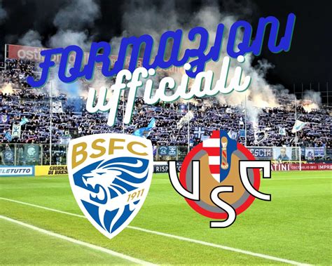 BRESCIA-CREMONESE: LE FORMAZIONI UFFICIALI – Bresciasport