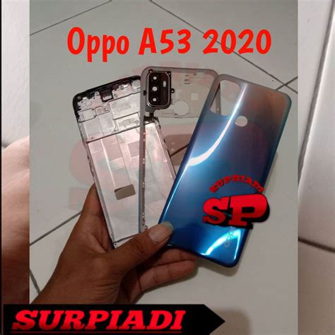 Kesing Housing Fullset Oppo A53 2020 Backdoor Backdor Back Casing