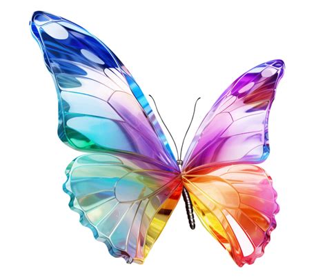 Rainbow Butterfly Png