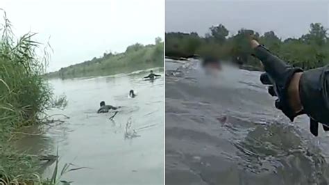 WATCH Border Patrol Agent Risks Life To Rescue Drowning Illegal Alien