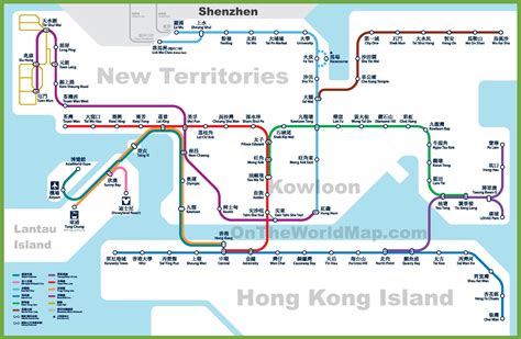 Hong Kong Metro Map