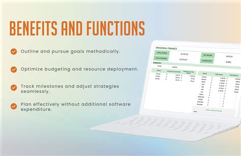 Personal Finance Template in Excel, Google Sheets - Download | Template.net