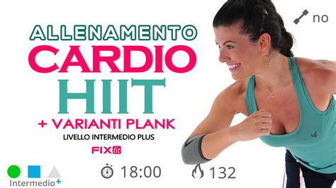 Cardio HIIT E Varanti Plank Allenamento Total Body Dinamico Ad Alta