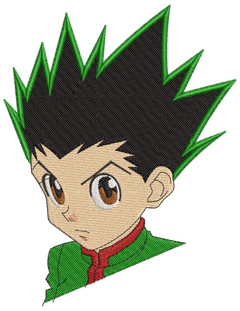 Anime Embroidery Pattern Gon Head - A.G.E Store | designs