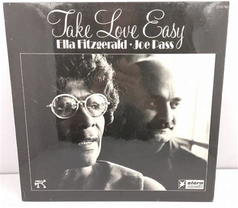 Ella Fitzgerald Joe Pass Take Love Easy Lp 12 Germany Виниловые