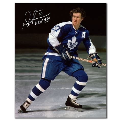 Darryl Sittler Toronto Maple Leafs Hof Autographed 8x10 Nhl Auctions