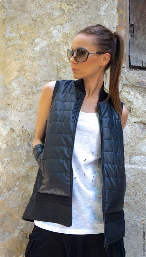 Жилет Quilted Mix Vest в интернет-магазине на Ярмарке Мастеров | Жилеты ...