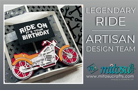 Stampin Up Legendary Ride Artisan Projects Mitosu Crafts