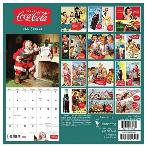 Coca Cola 2025 Mini Calendar aktuelle Trends günstig kaufen SHEIN