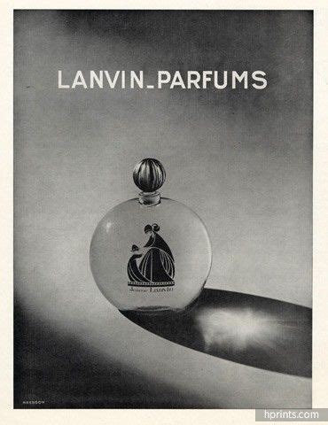 Lanvin Perfumes Photo Bresson Logo Paul Iribe Parfums