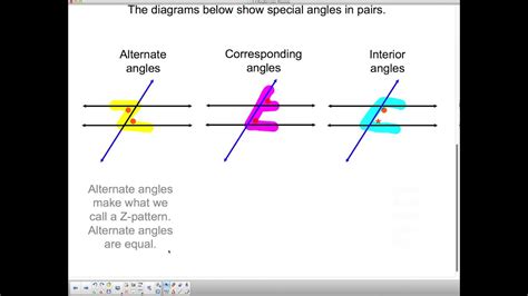 Grade 9 Parallel Lines Theorem Youtube