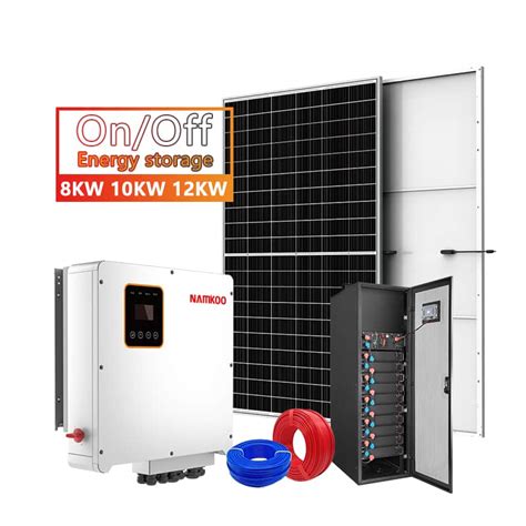 Complete Solution Hybrid System 10kw 50kw 60kw 80kw Hybrid Solar System