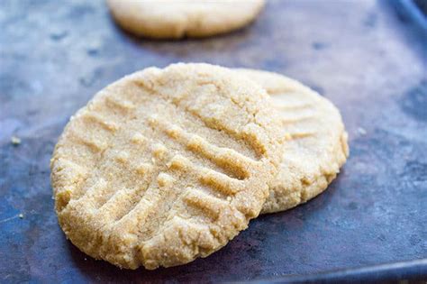 Flourless Peanut Butter Cookies 4 Ingredients Gf Dinner Then Dessert