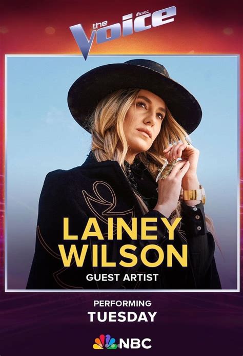 Lainey Wilson Brings Brand New Single To The Voice Finale