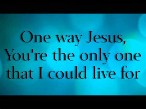 One Way - Hillsong Lyrics Chords - Chordify