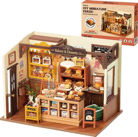 Rolife Miniature House Kit 120 Diy Miniature Dollhouse Kit With Led