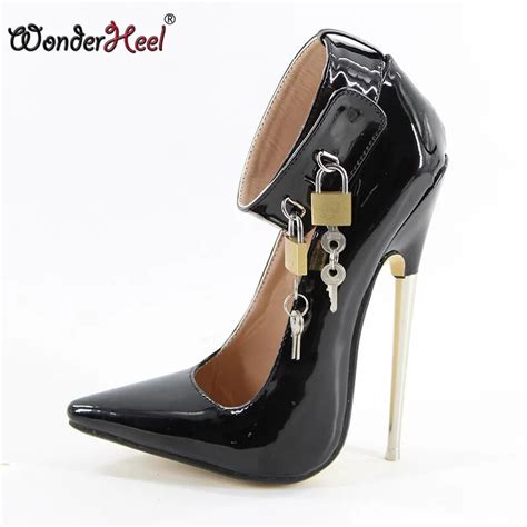 Wonderheel Extreme Hohe Ferse 18cm Metall Ferse Sexy Fetisch Zwei