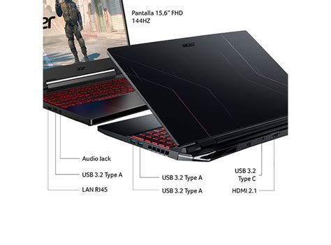 Ripley Notebook Gamer Acer Nitro Gaming An R Rx Amd Ryzen