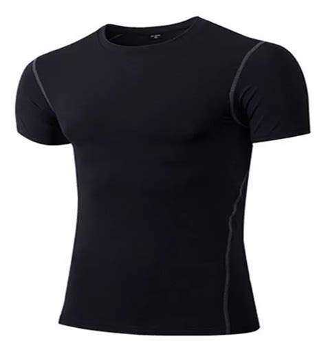 Playera Licra Deportiva Compresion Correr Manga De Corta Gym