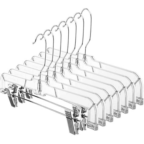 Metronic Pant Hangers With Clips Plastic Hangers Clothes Hangers 12