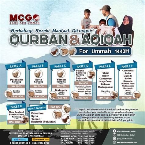 MISI QURBAN AQIQAH 1443H Muslim Care Global