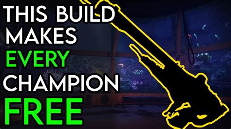 Amazing Solo Endgame Build Weapon All Champions Destiny