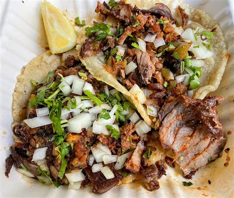 Al Pastor And Campechano Chorizo And Carne Asada R Tacos