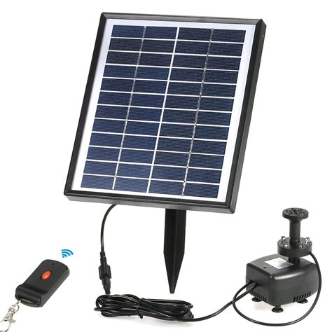 12V 5W Mini Solar Water Pump Power Panel Kit Fountain Pool Garden Pond