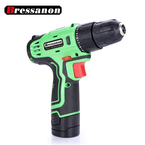 Bressanon Bsn05 12v Li Ion Battery Double Speed Dc Electric Drill