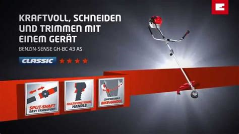 Einhell GH BC 43 AS Benzin Sense YouTube