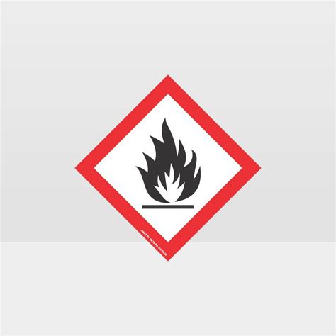 Fire Flame Sign - Hazardous Signs - HAZARD SIGNS NZ