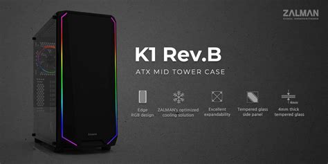 ZALMAN K1 REV.B ATX MID-TOWER GAMING CASE – ACD Tech