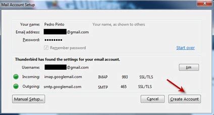 Como Configurar O Thunderbird Em Passos Para Gmail